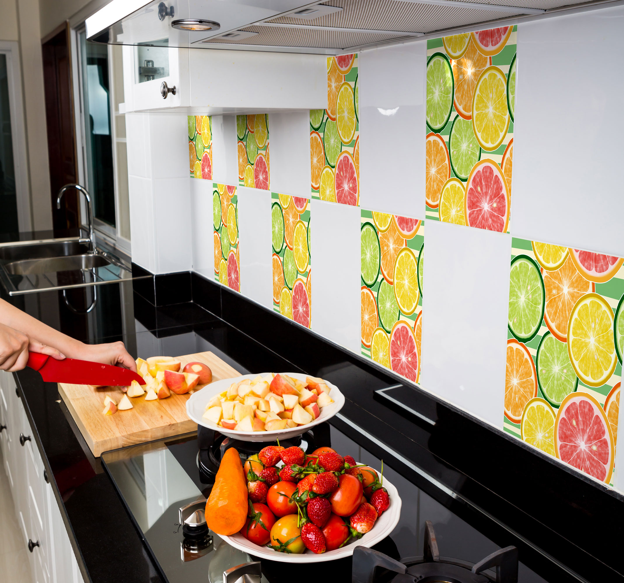 Keuken tegelsticker citrus fruit