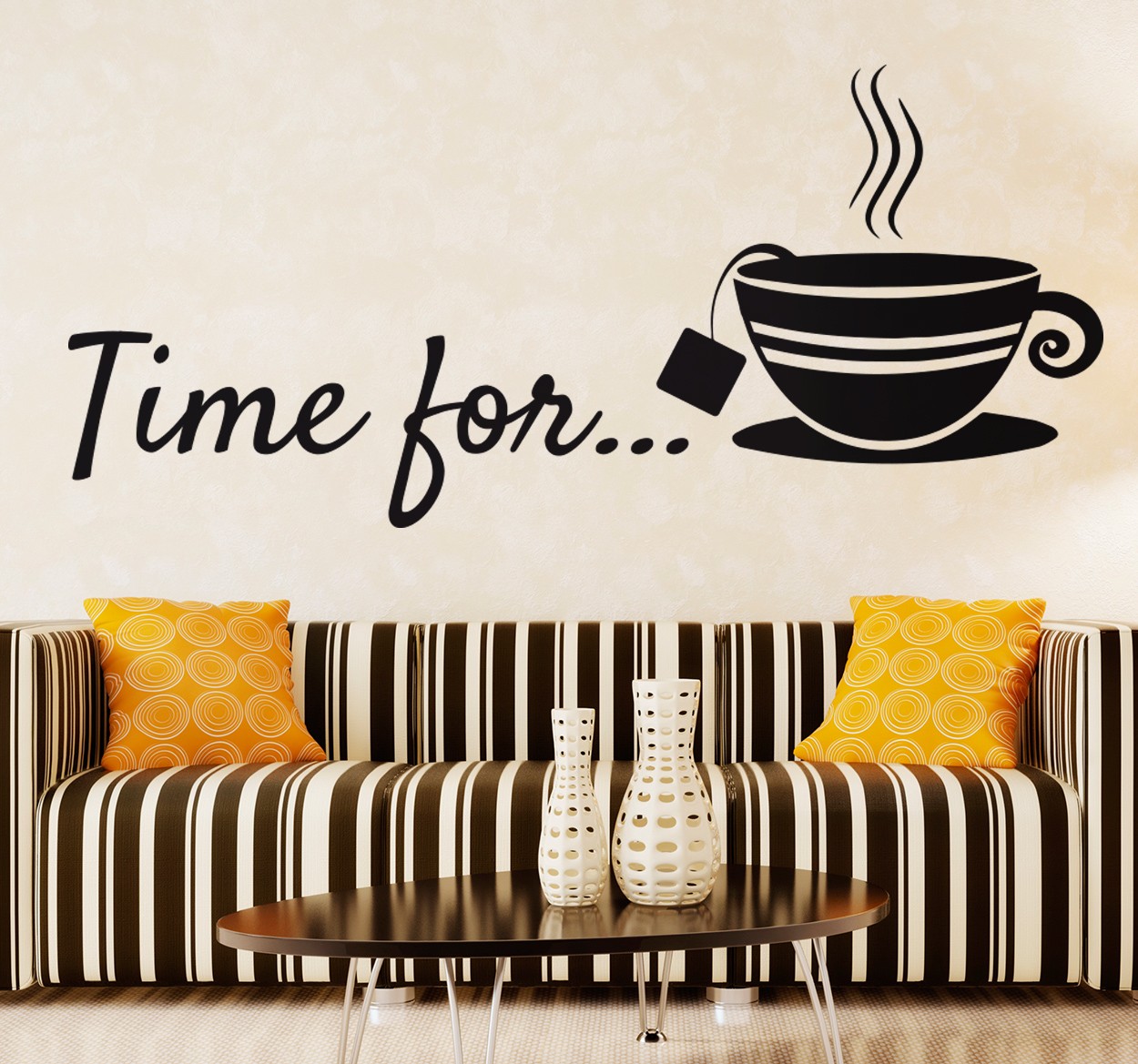 Tijd voor thee sticker