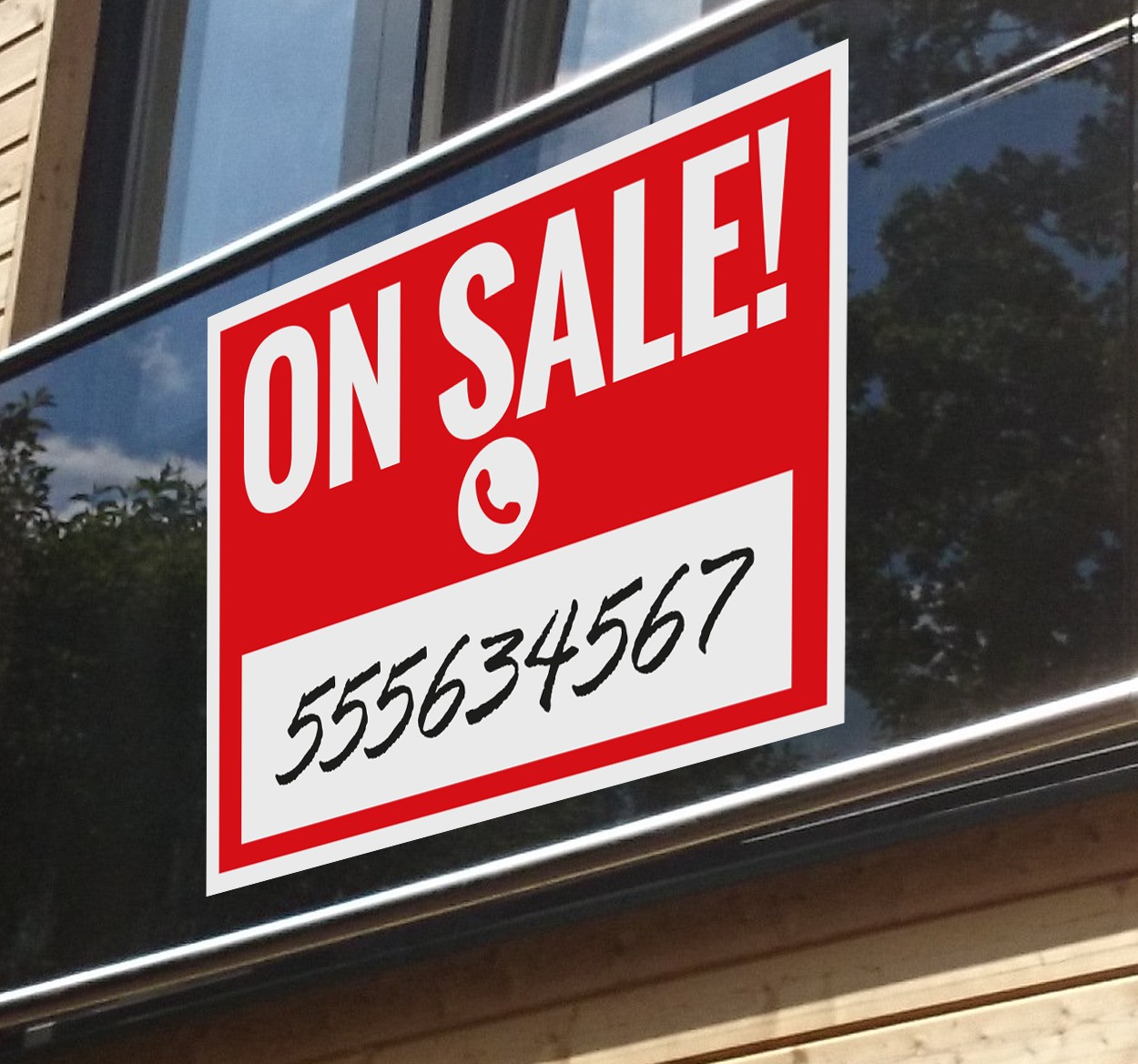 On Sale Verkoopsticker