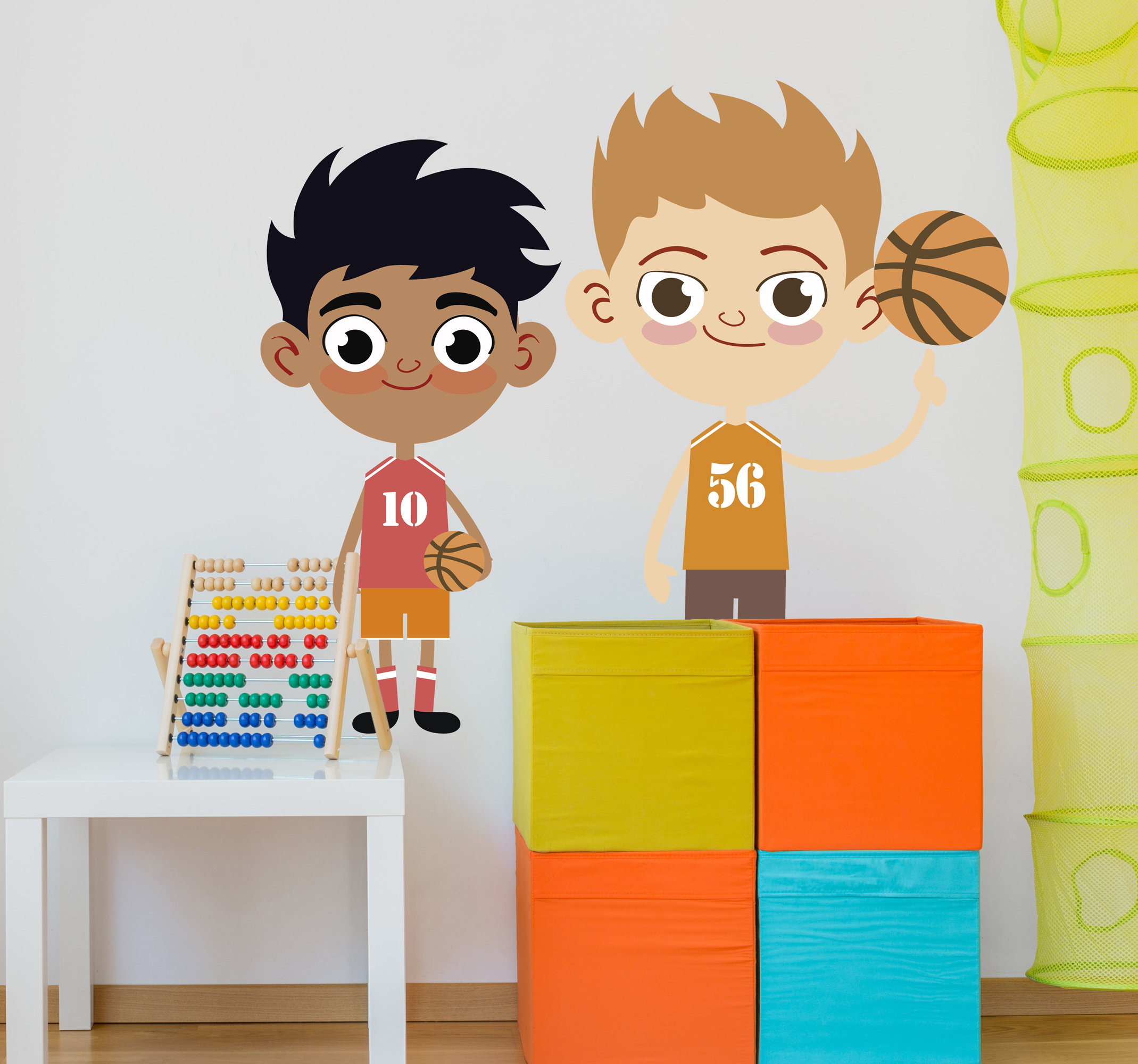 Sticker cartoon Basketbal
