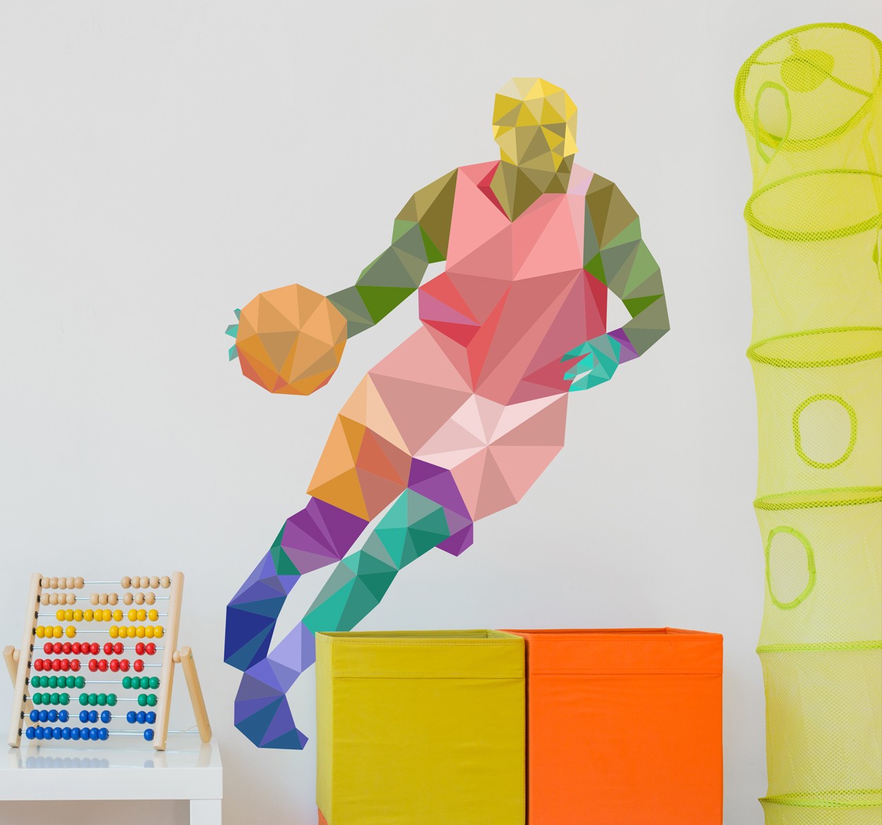 Basketballer Muursticker