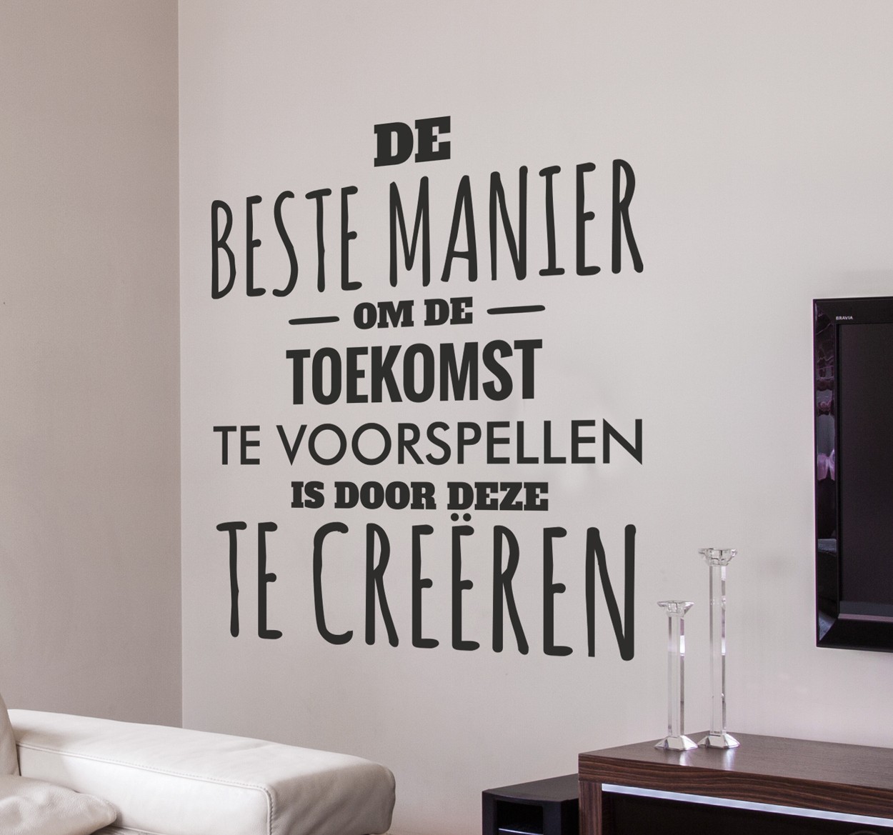 Toekomst Tekststicker