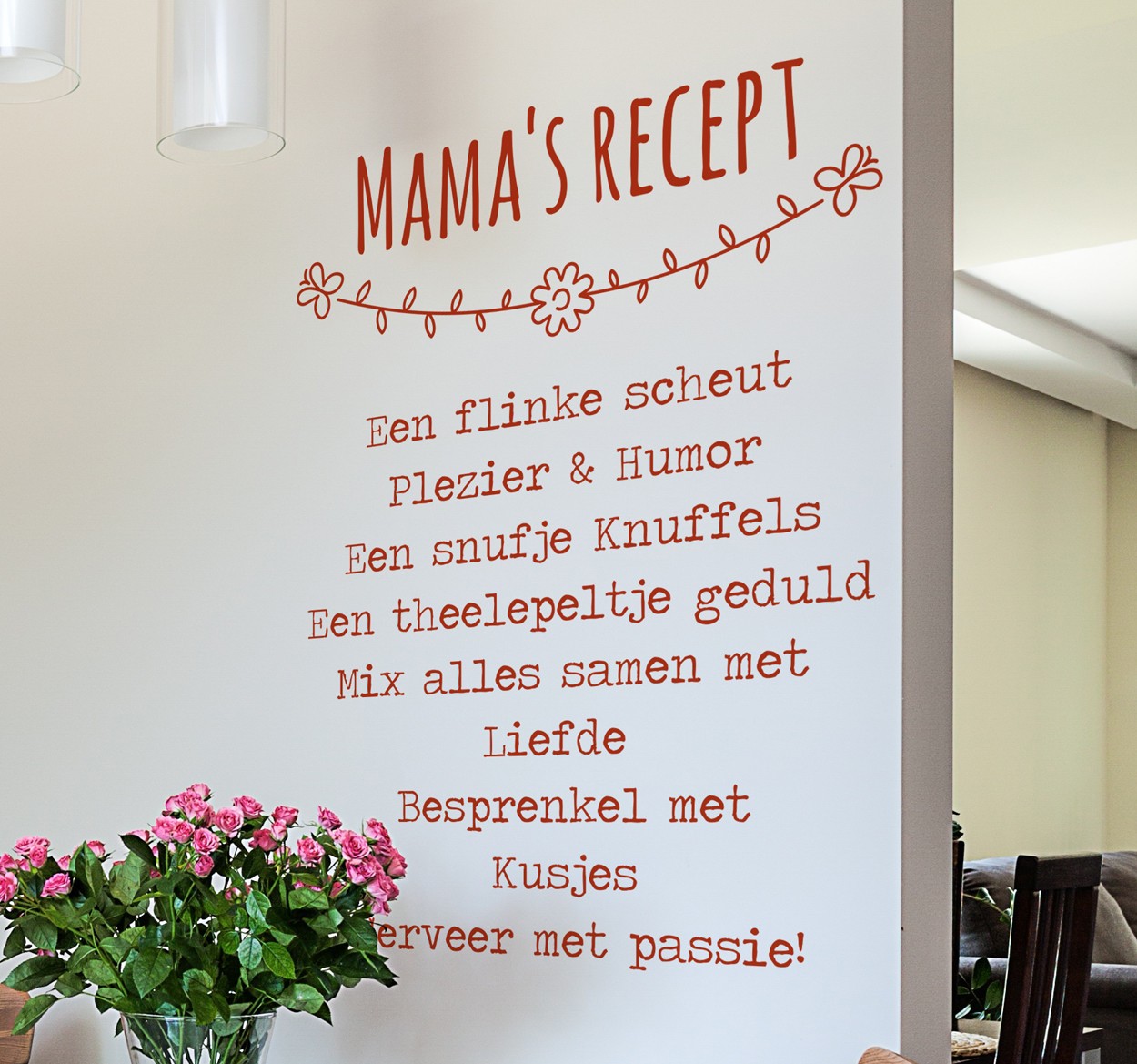 Tekststicker Mamma´s Recept
