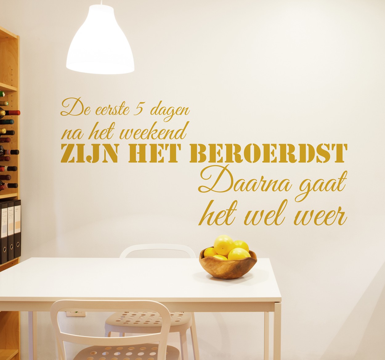 Tekststicker After Weekend