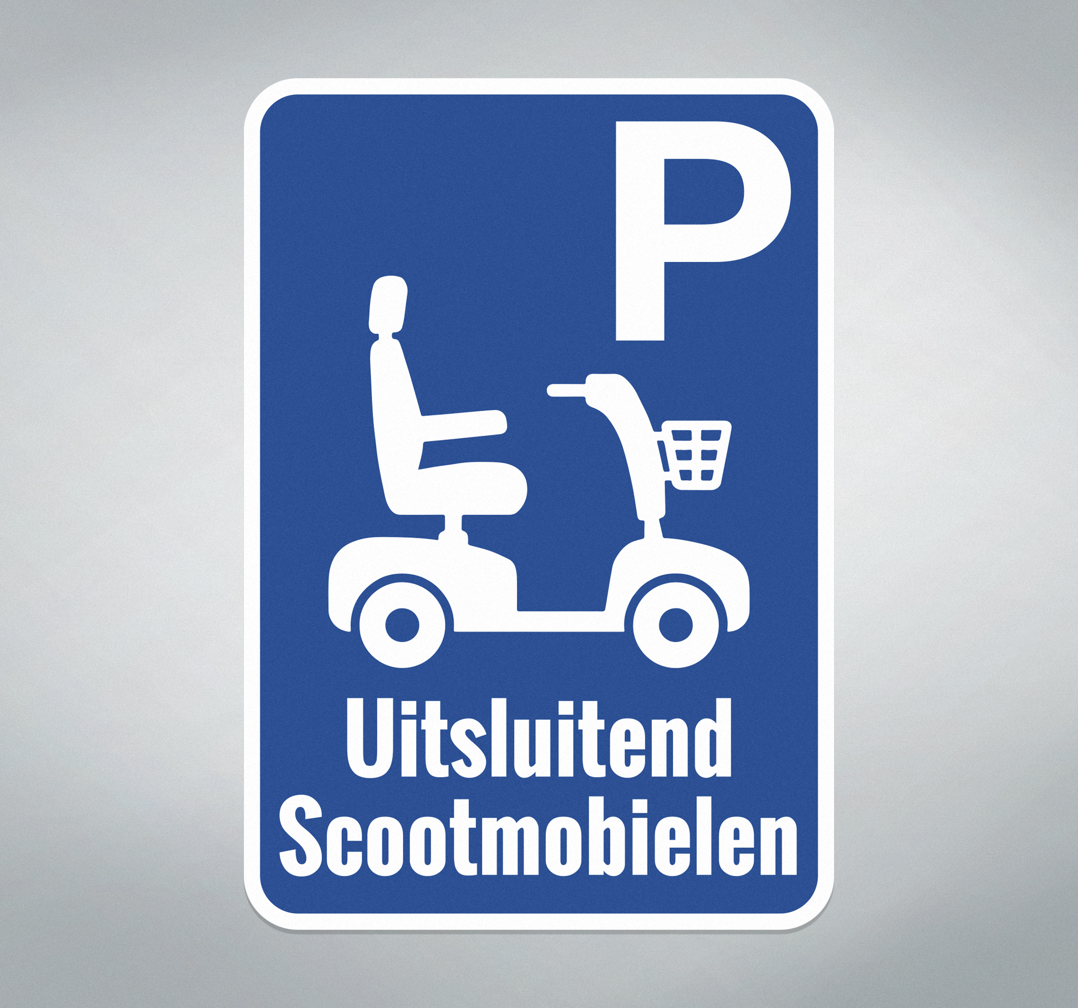 Parkeren uitsluitend scootmobiel