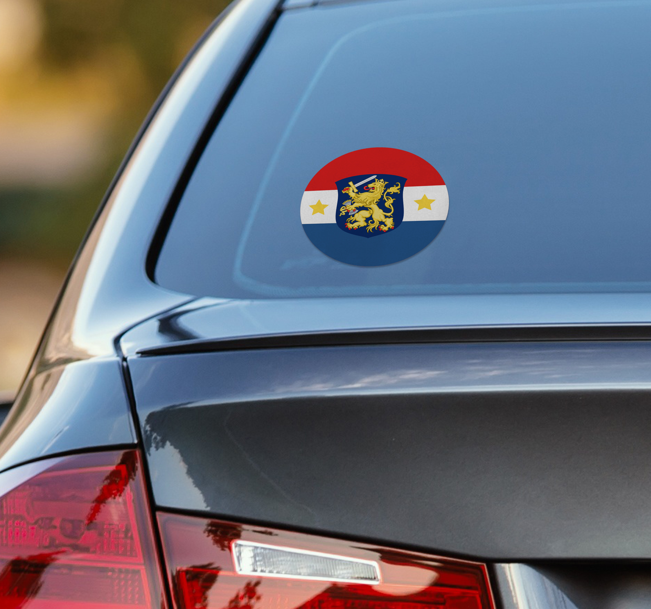 Nederland logo auto bumper sticker