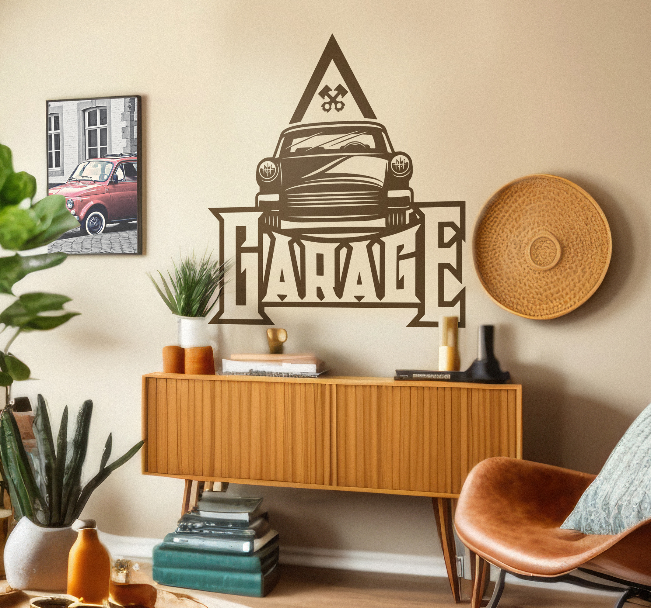 Vintage Garage Auto sticker
