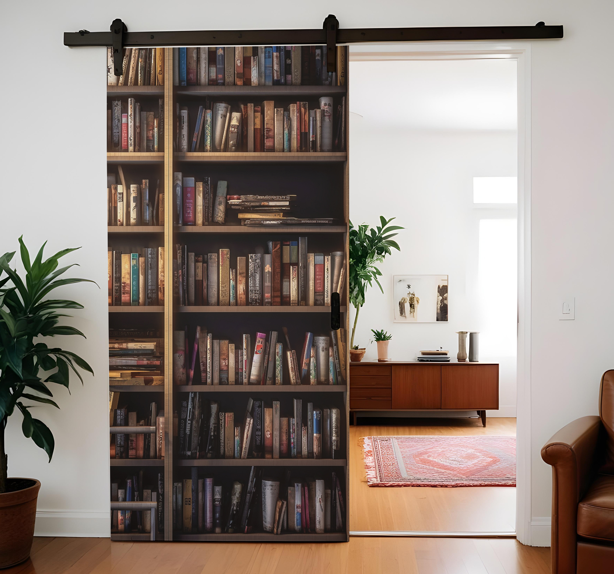 Bibliotheekplanken Deursticker