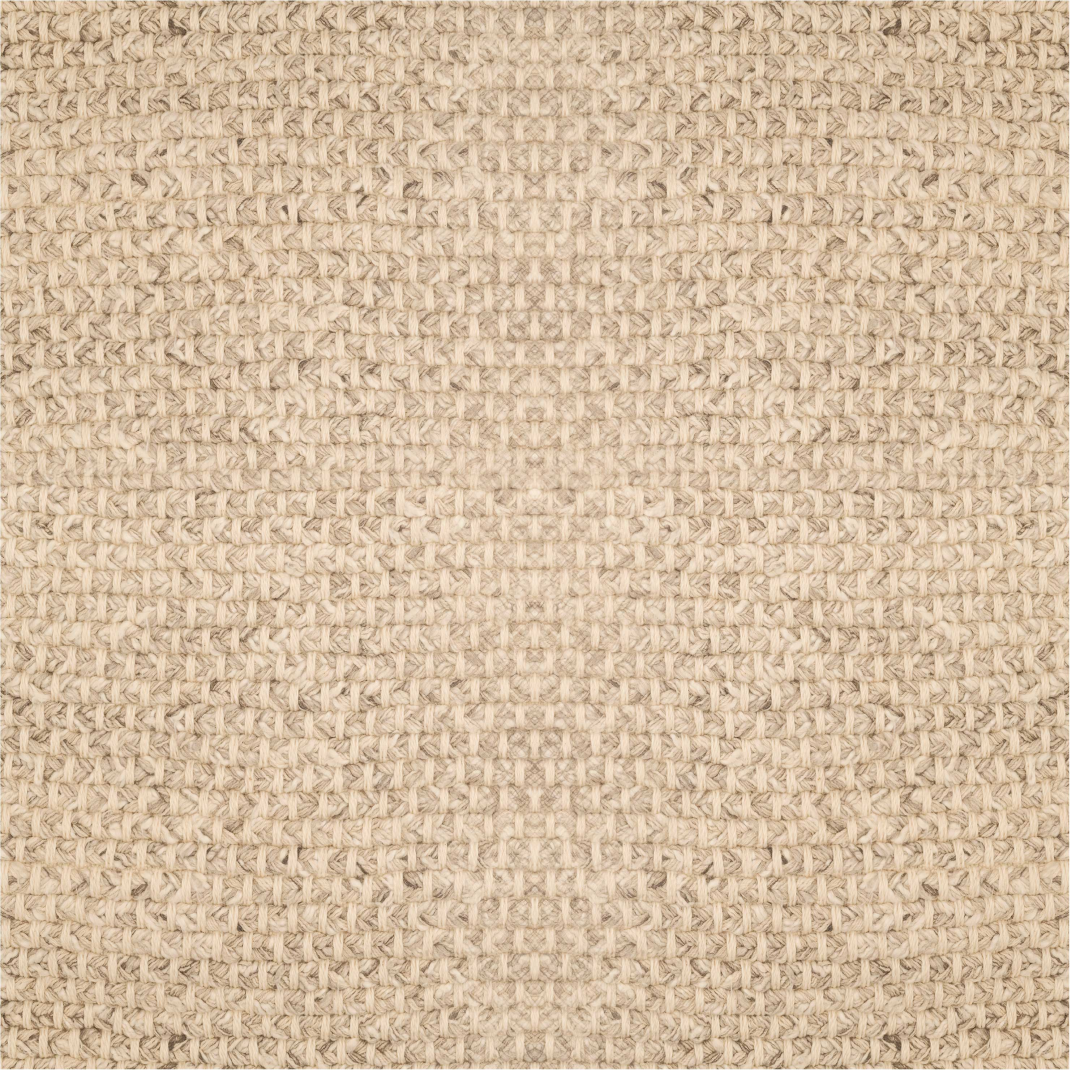 Beige stof patroon behang woonkamer