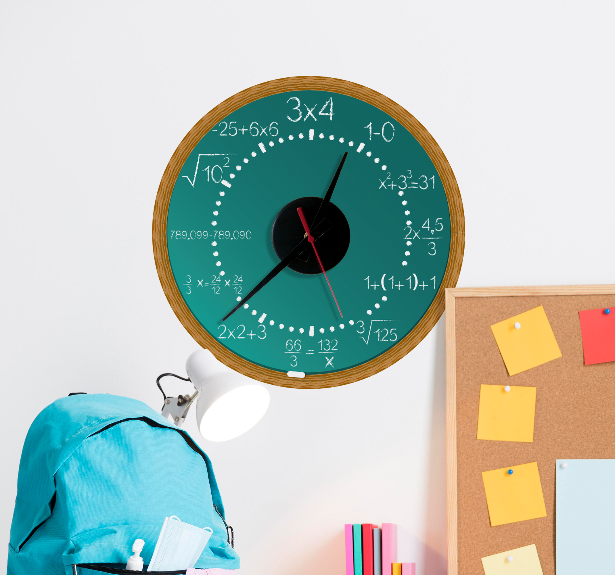 Wiskundeproblemen Sticker klok