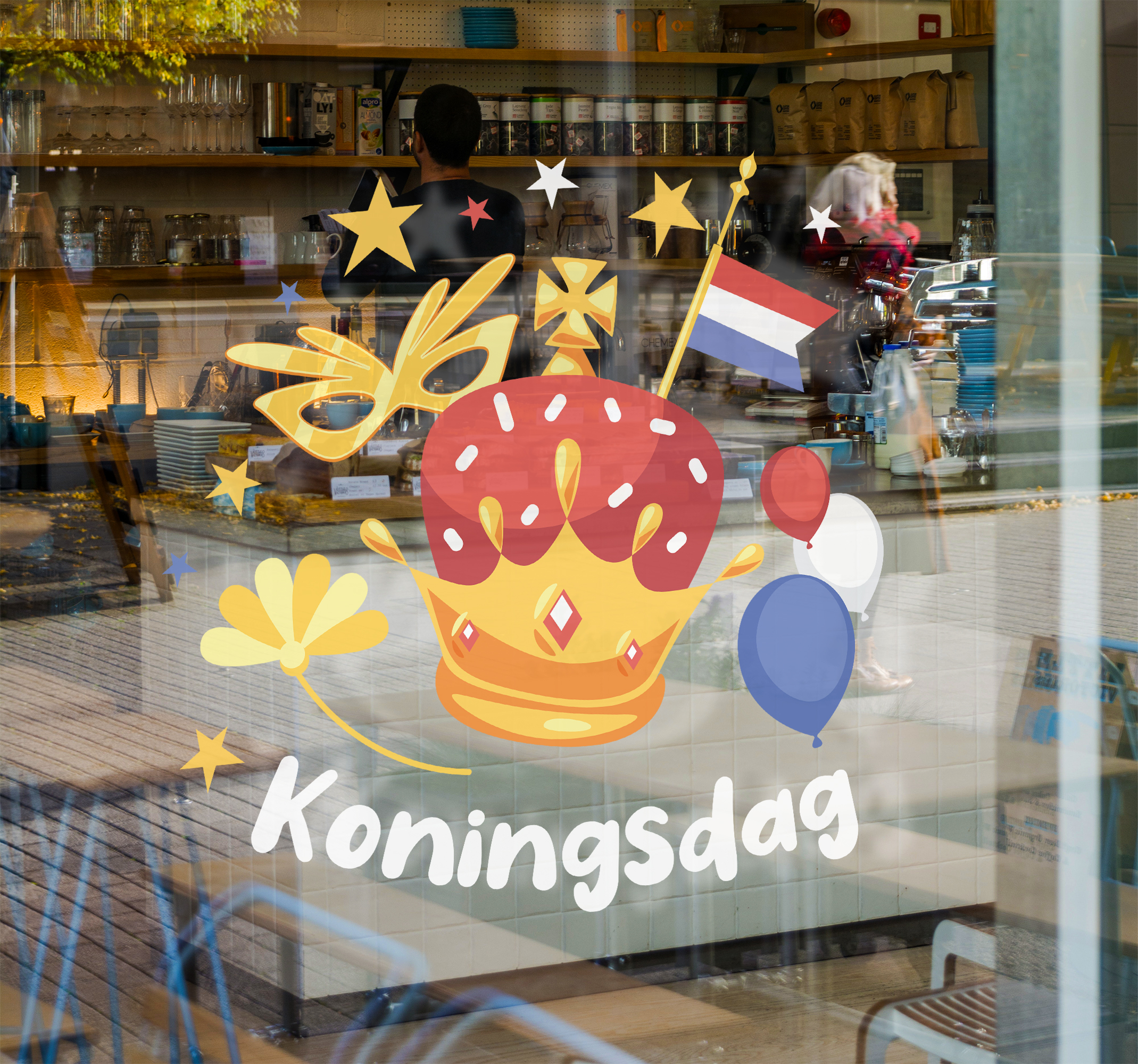 Koningsdag Feestdagen sticker