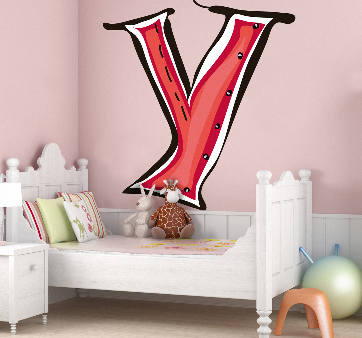 Sticker letter Y