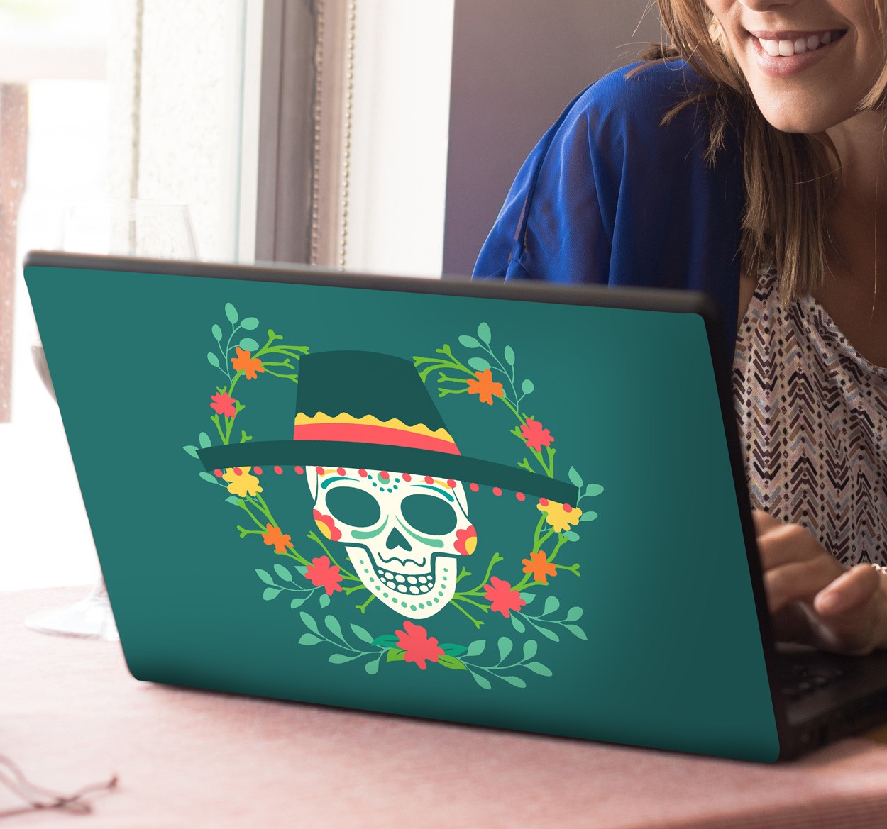 Laptopsticker Dag van de Doden