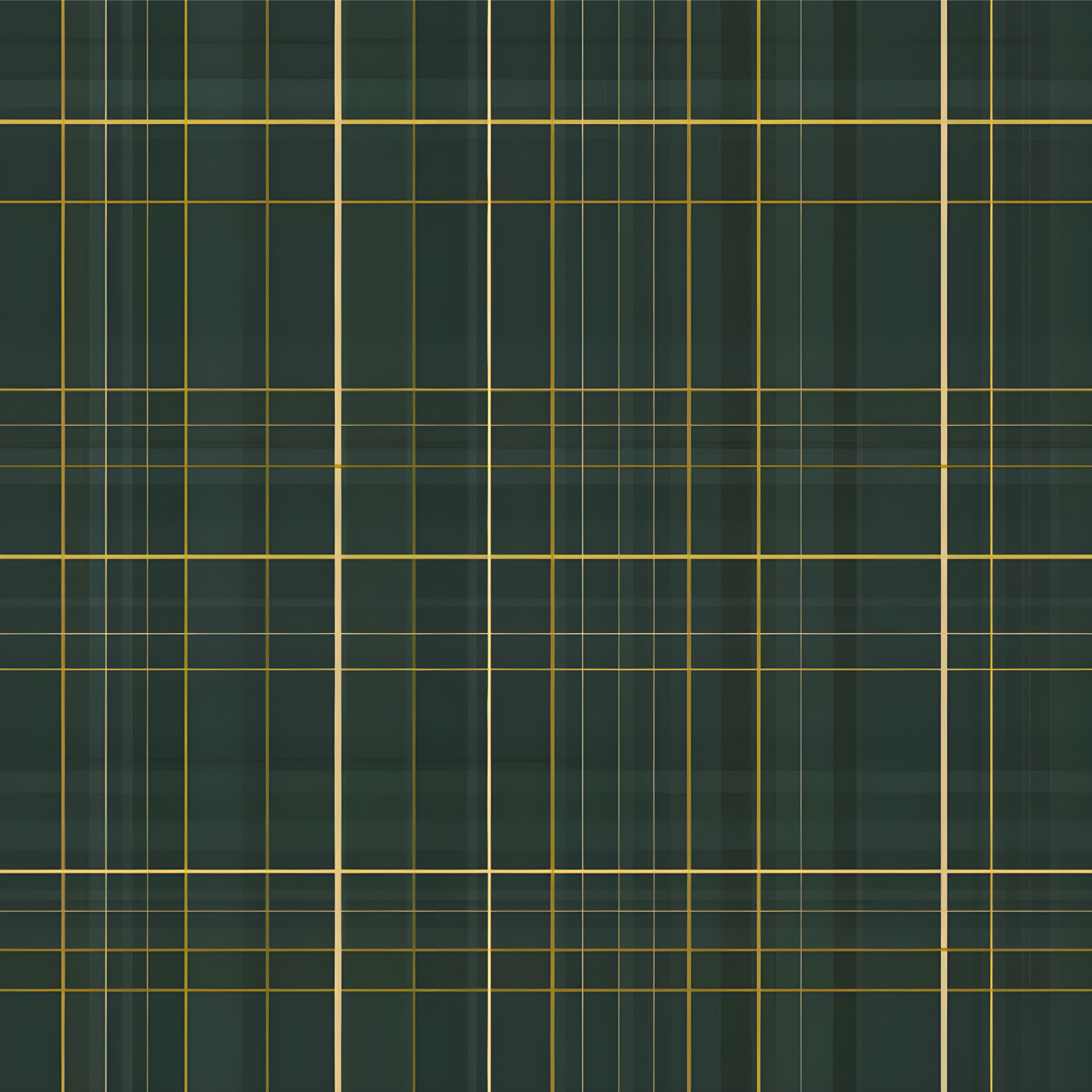 Donkergroen schots patroon behang vierkant