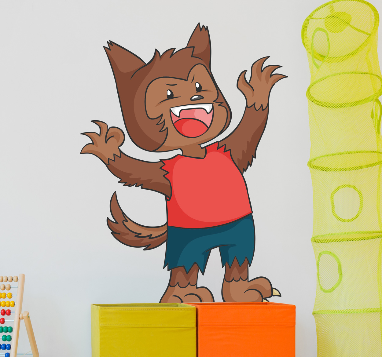 Muursticker Weerwolfje