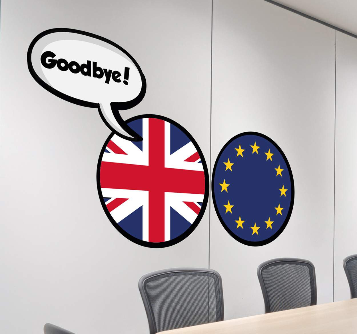 Muursticker Brexit