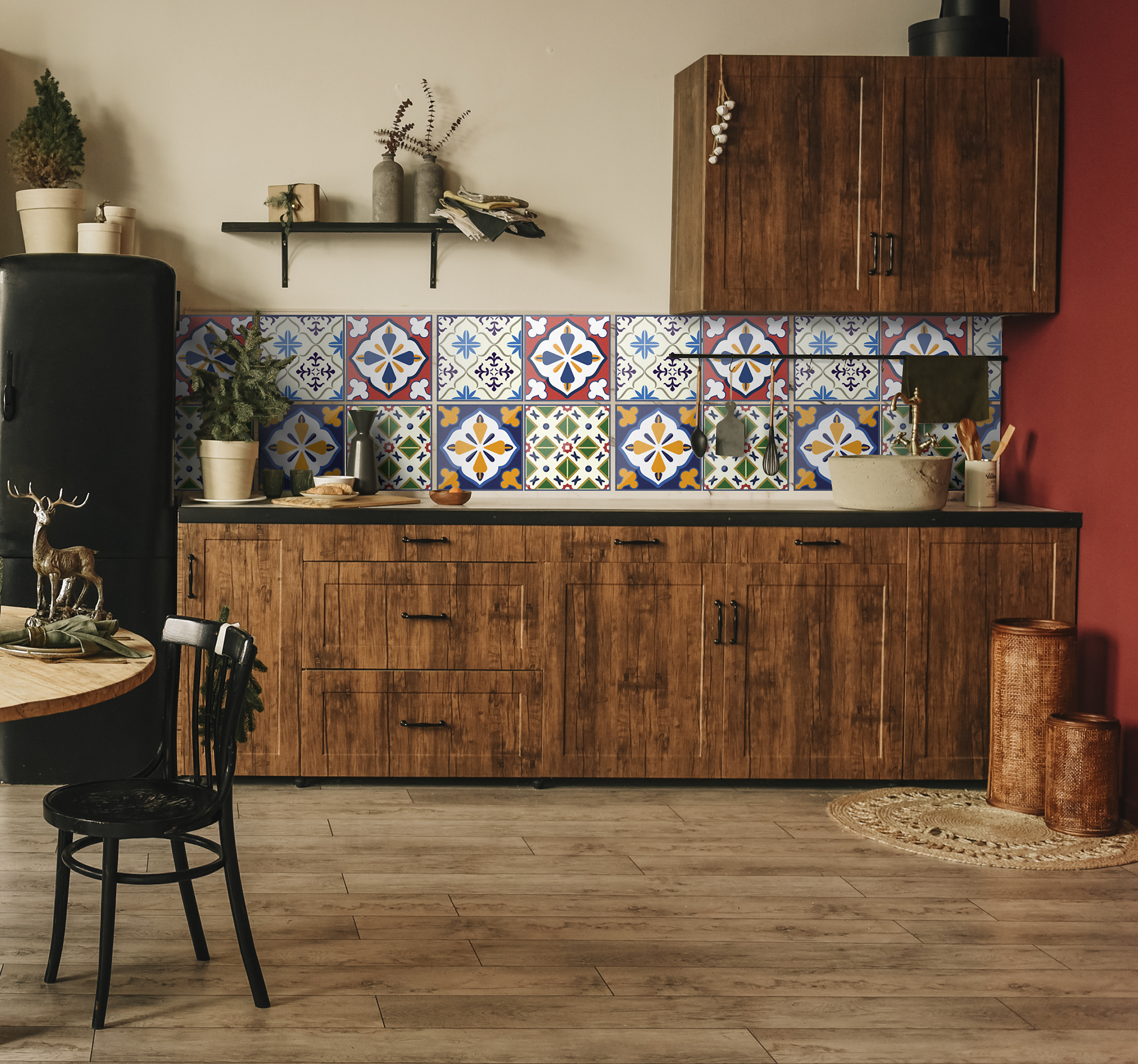 Tegelstickers keuken portugees design