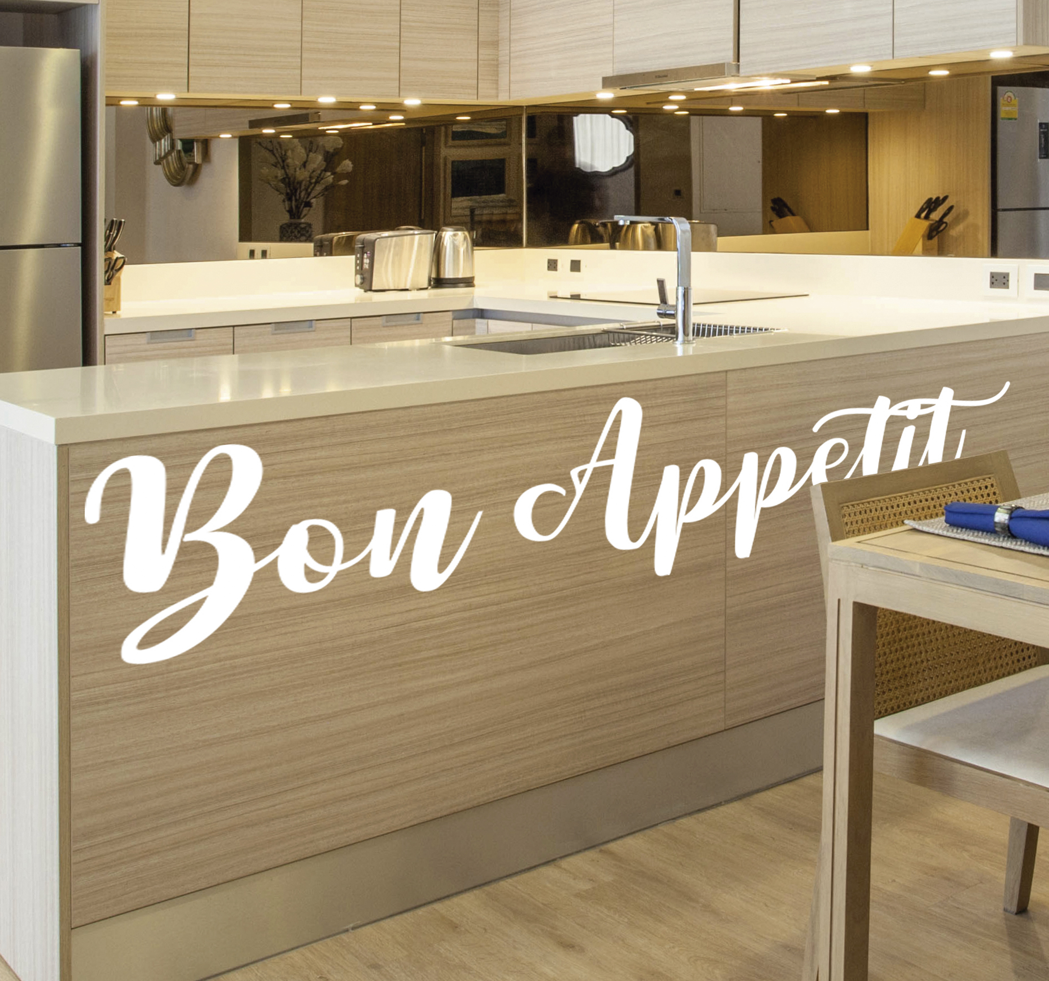 Stijl meubels tekststicker