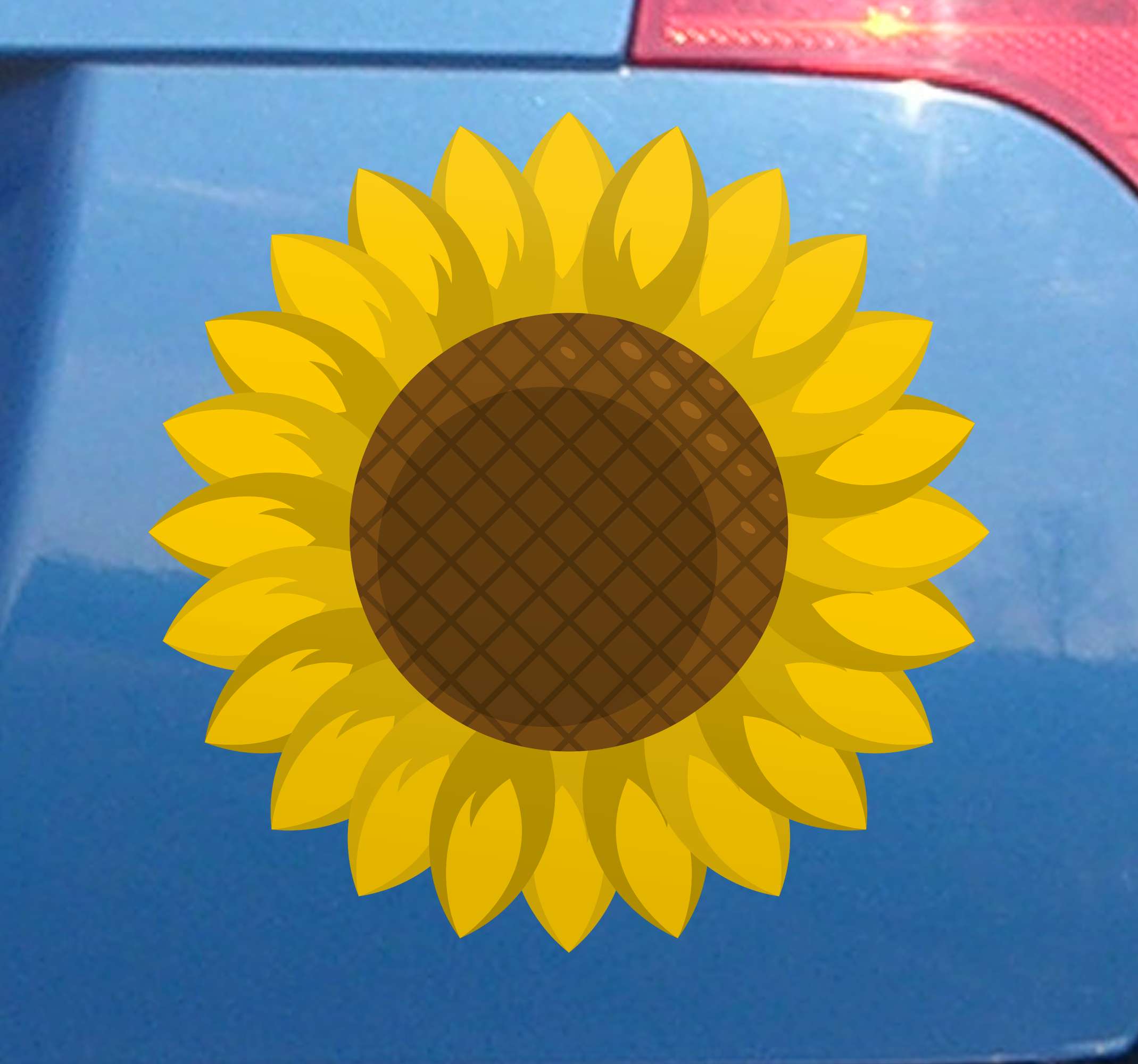 Autosticker zonnebloem