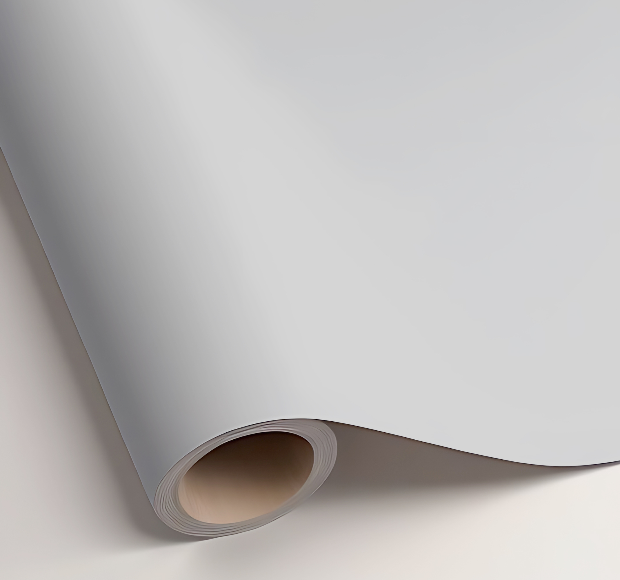 Mat lichtgrijs vinyl stickervel kleuren