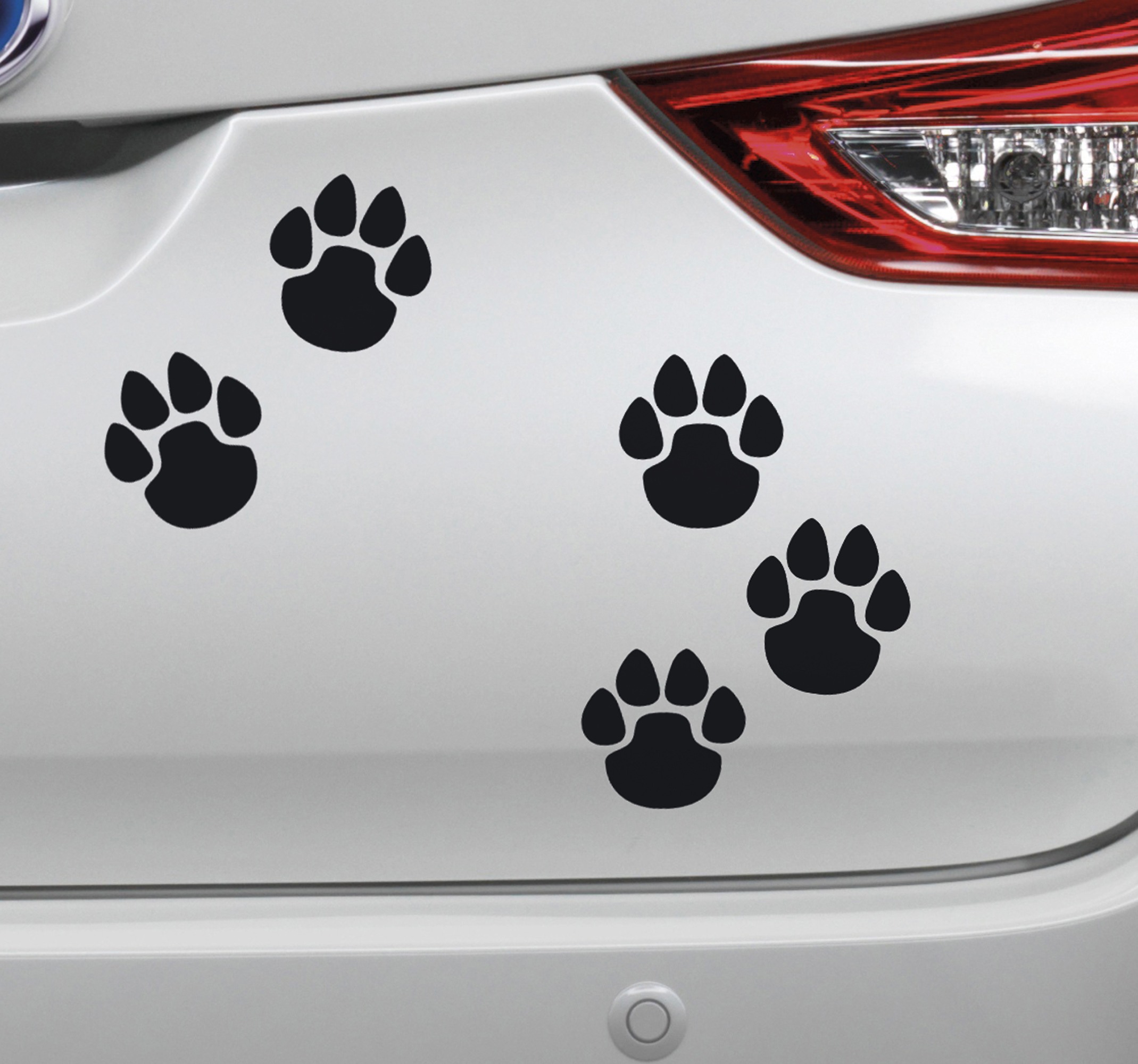 Autosticker honden pootjes