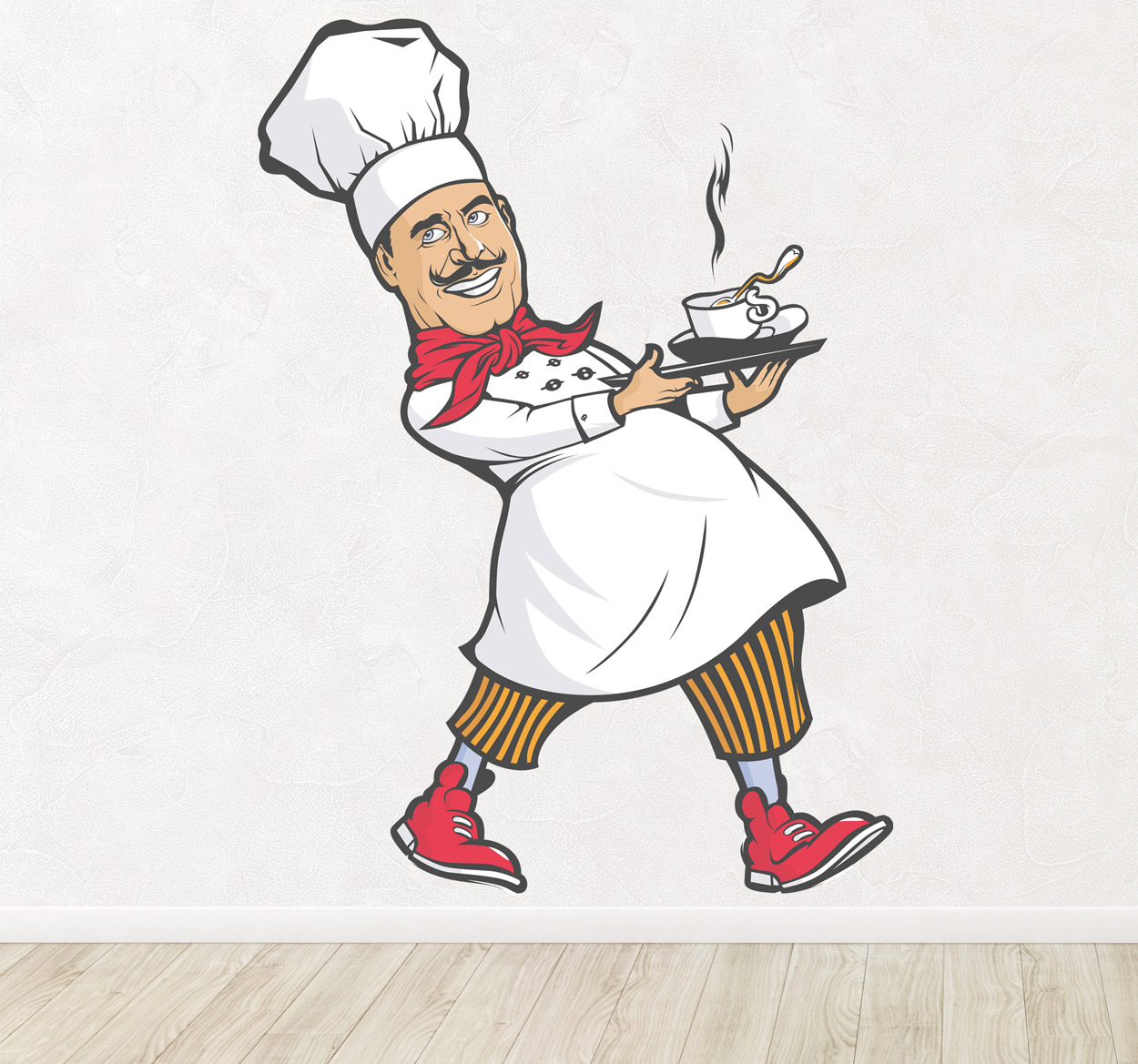 Sticker chef ober