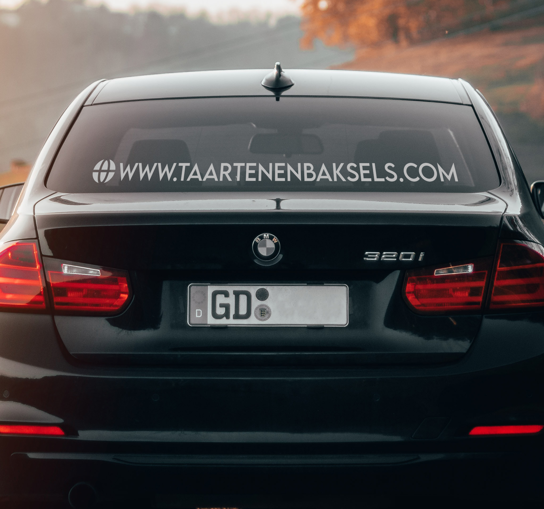 Gepersonaliseerde autosticker website