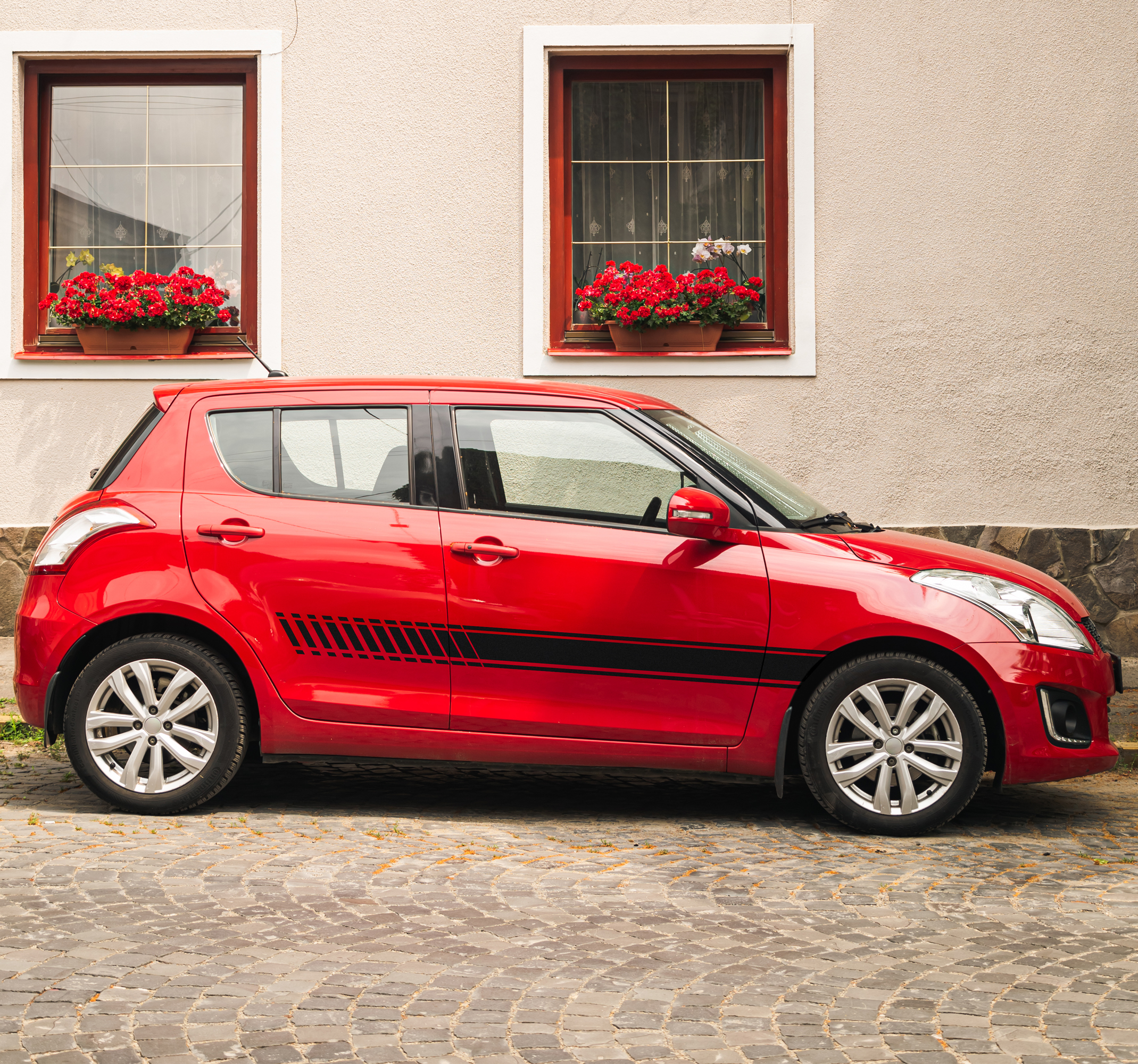 Strepen verloop decoratie sticker auto