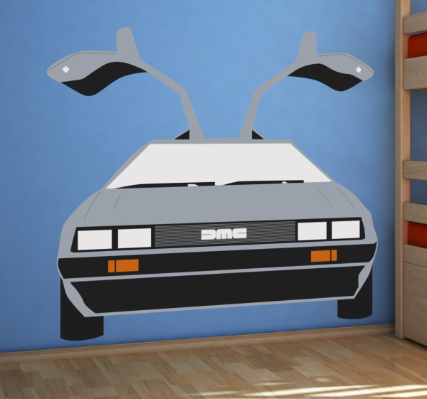 Muursticker De Lorean