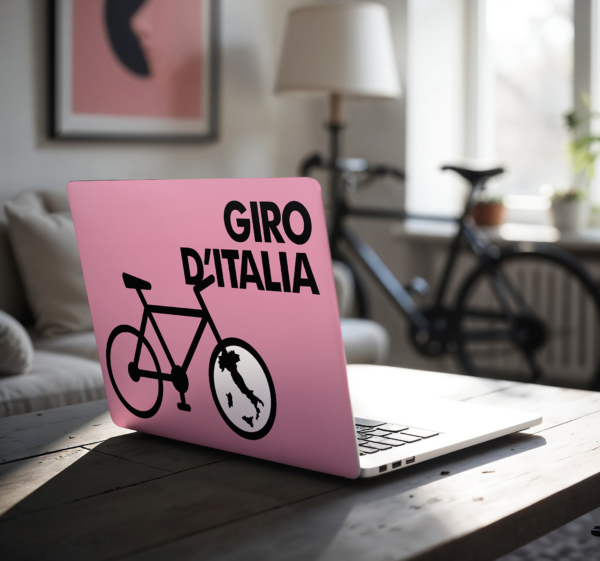 Icoon van giro d'italia laptop sticker