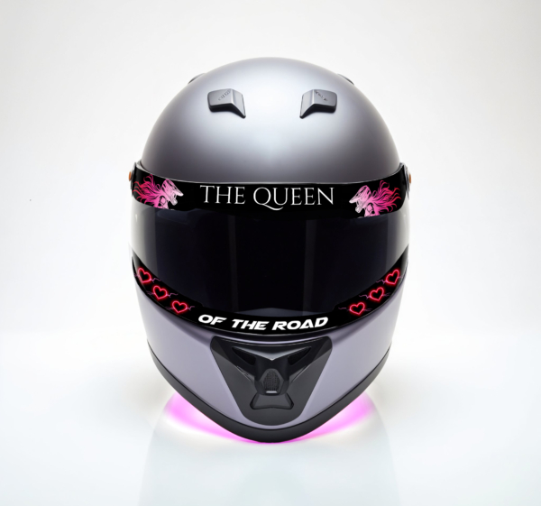 Het koningin vizier fiets sticker