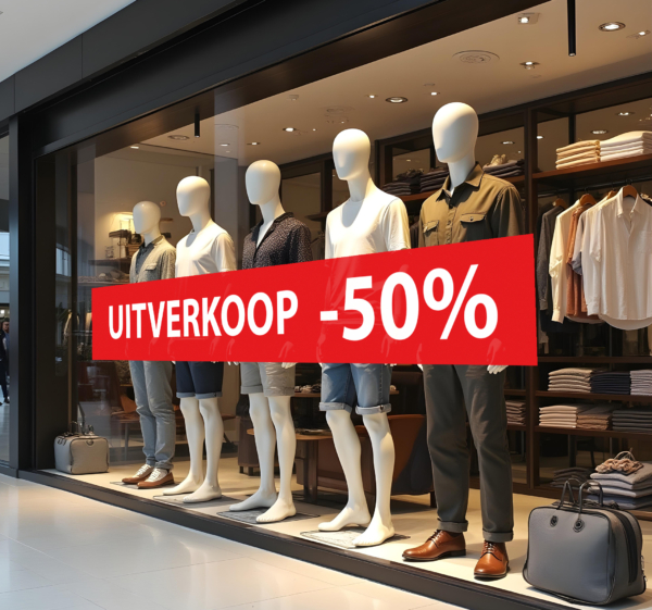 Persoonlijke korting korting sticker