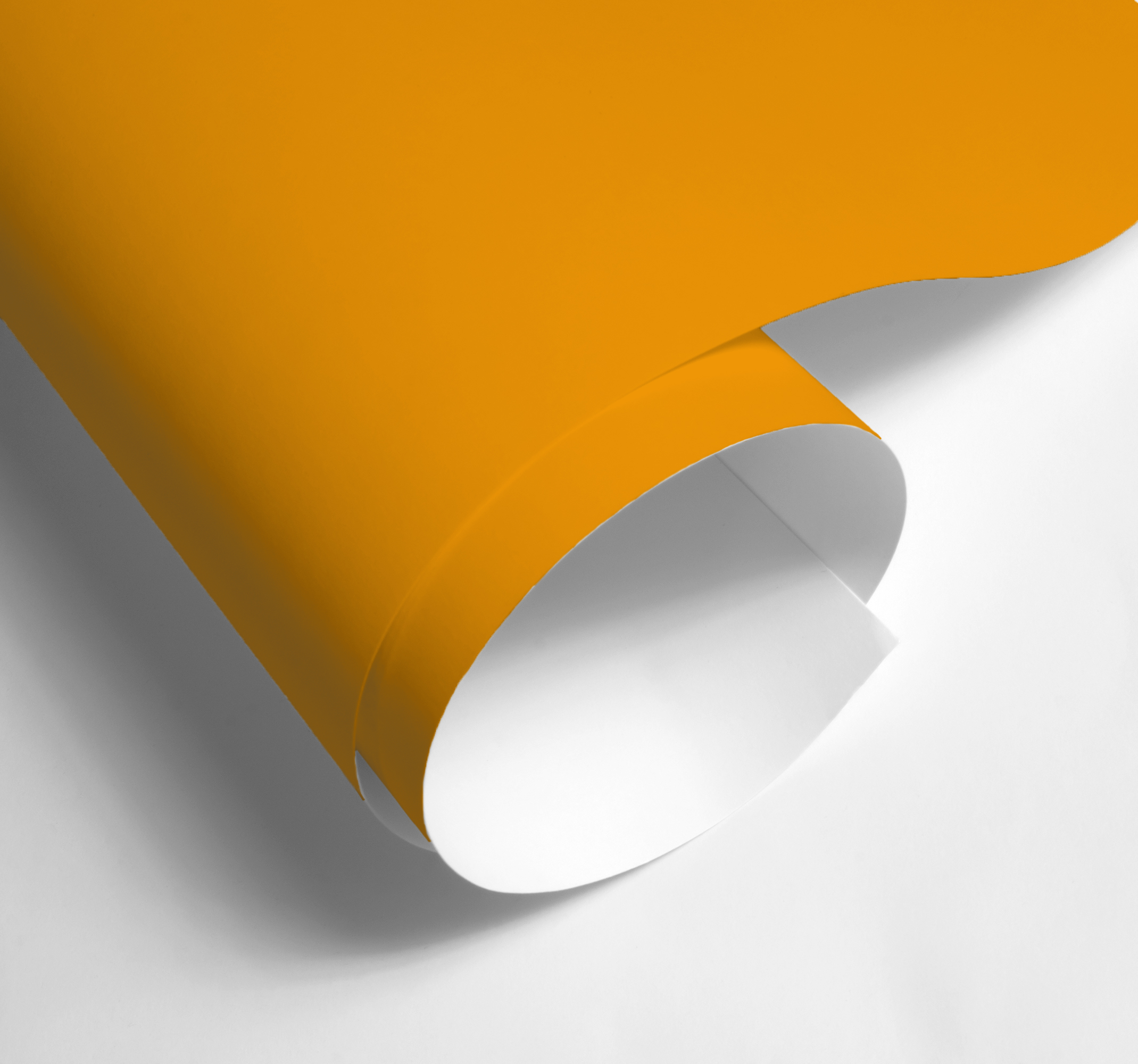 Mat geel vinyl stickervel kleuren