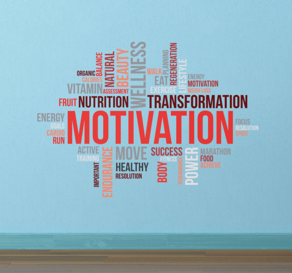 Muursticker fitness motivatie