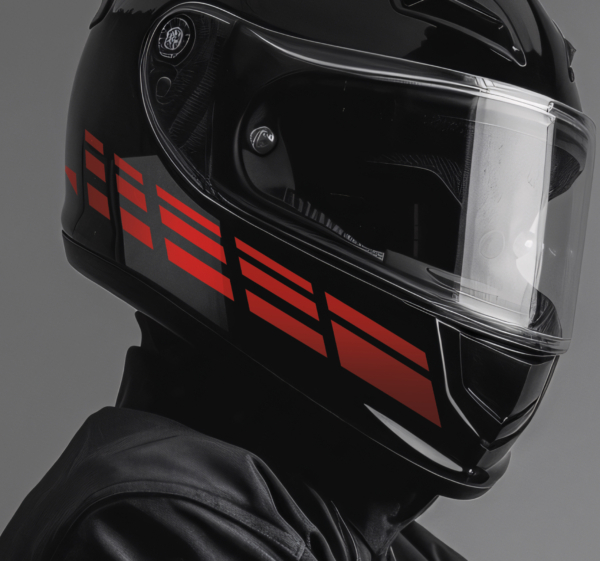 Snel lijnontwerp motor sticker