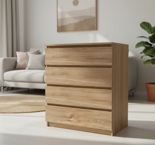 Meubel sticker eikenhout