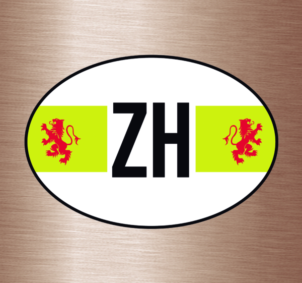 Autostickers vlag Zuid Holland