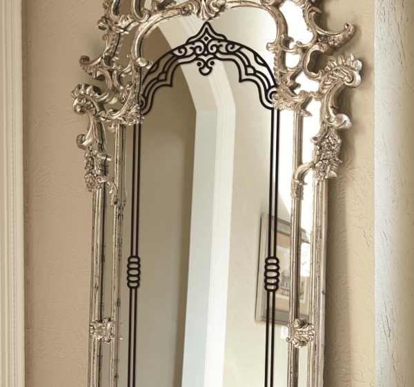 Spiegelsticker prachtig ontwerp