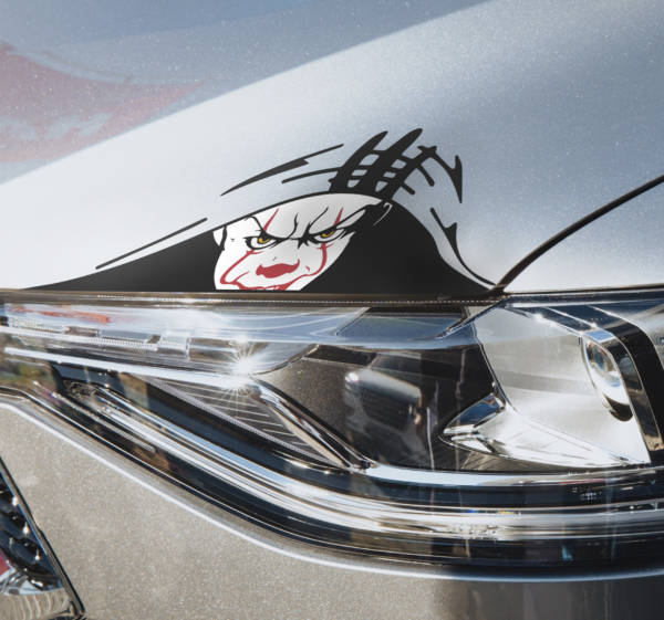 Clown zelfklevende autosticker