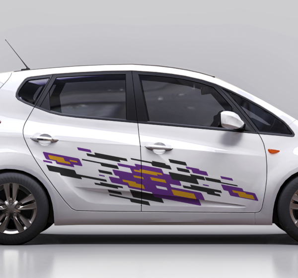 Bestickering auto sportwagen livery ontwerp