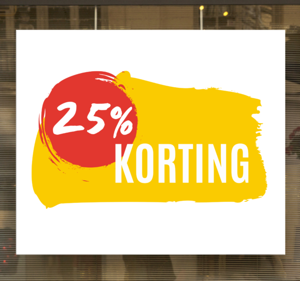 Muurstickers aanbiedingen Geschilderd 25% korting