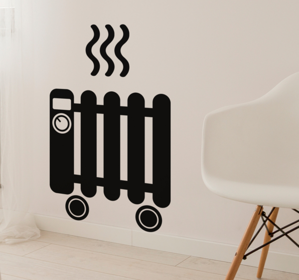 Muursticker Radiator