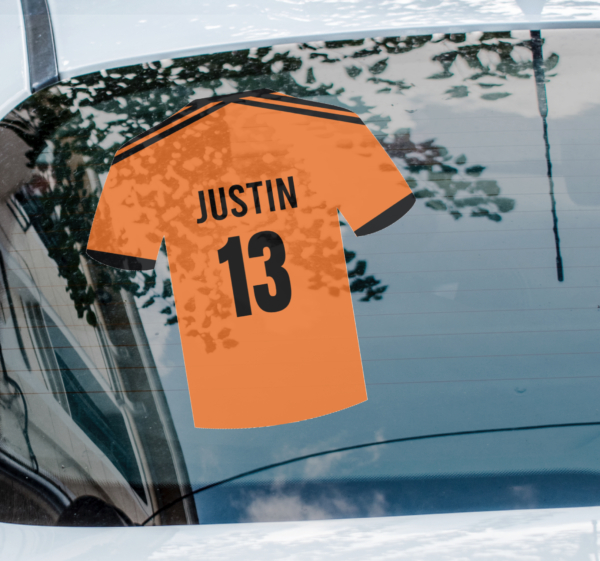 Nederlands voetbalshirt decoratie stickers auto