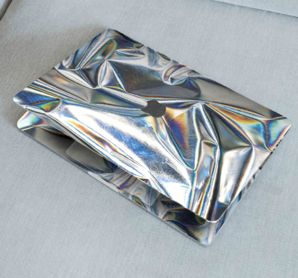 Holografisch metaal laptop sticker