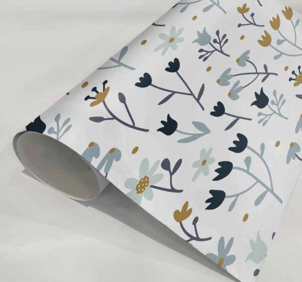 Minimalistische bloemen Meubelsticker