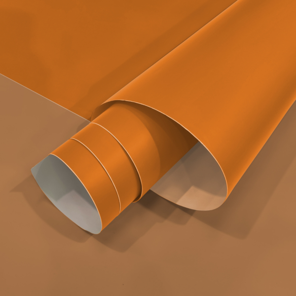 Zelfklevende folie - Mat Mandarijnoranje