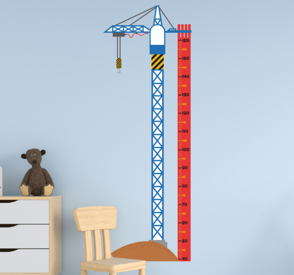 Meter Bouwkraan Muursticker